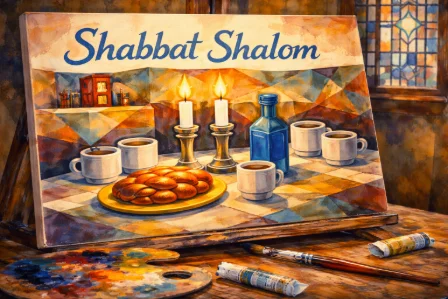 Shabbat greeting card 4
